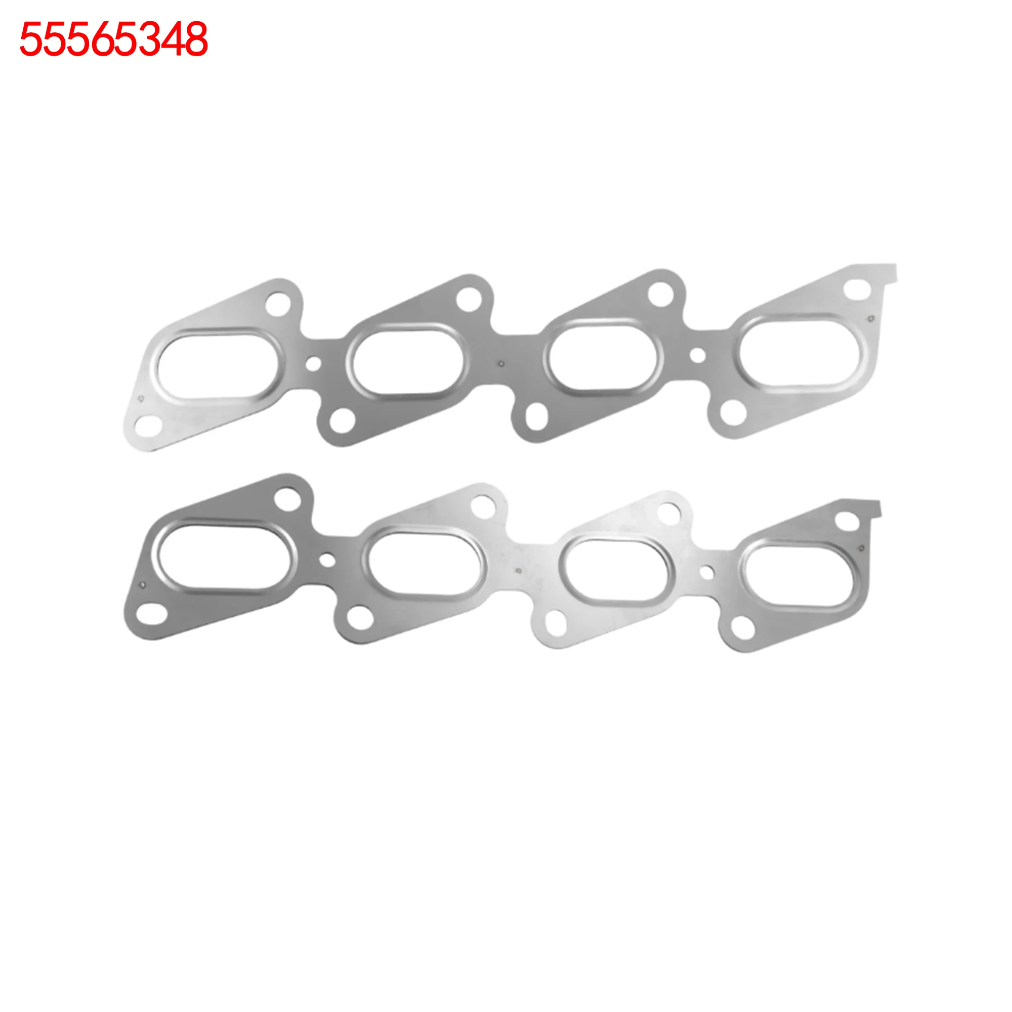 2 piezas de junta de colector de escape 55560348 adecuadas para motor Chevrolet Cruze Opel Ecotec LDE LMU 1.6L 1.8L