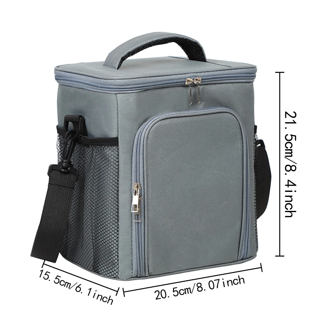 Front Opening Double-layer Ice Pack Years Printing Series Reusable Food Keep Fresh Ice Bag Outdoor Travel Refrigerated Bag