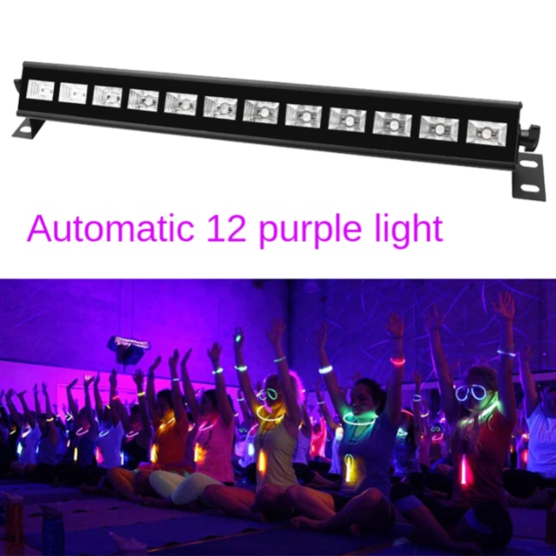 9LED UV Line Light Wall Washer Light Stage LED Stage Light Projection Light Easy To Use US Plug