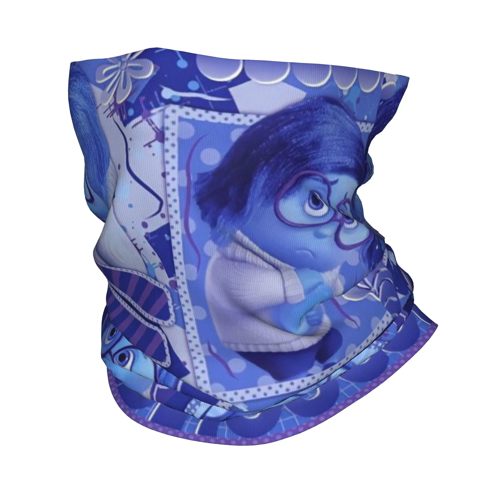 

Пользовательские Inside Out Sad Bandana, гетры для пеших прогулок, кемпинга, женщин и мужчин, шарф, повязка на голову, теплая повязка на голову