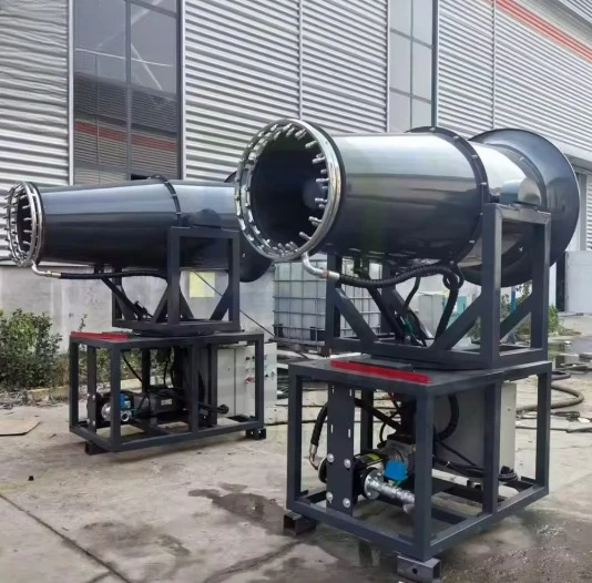 Customized Street Cooling Automatic Water Fog Cannon Machine Coal Mining Dust Control Air Blast Agricultural Sprayers Cannon