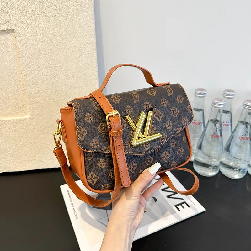 

Puff Pillow Bag for Women 2025 New Monogram Print Tote Structured Square Purse Fashion Top Handle Crossbody Bag Large Capacity