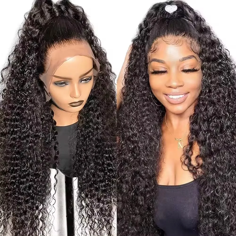 

Pre Plucked Lace Frontal Wigs Bleached Knots Brazilian Hair Lace Curly Hair Wigs Human Hair 13*6 Lace Front Wigs Virgin Hair