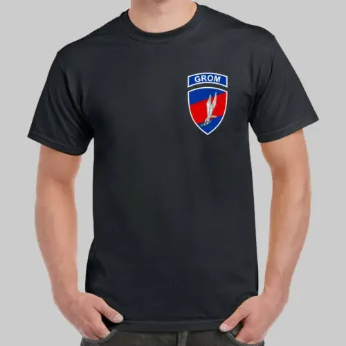 GROM Mobile Reaction Combat Force Poland Special Forces T-Shirt. Summer Cotton Short Sleeve O-Neck Mens T Shirt New S-3XL