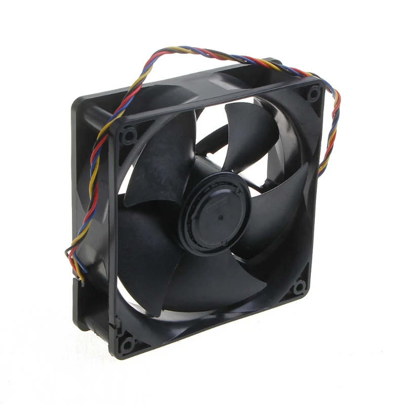 for DC Brushless Fan 6000 DC12V W12E12BS11B5-07 12cm Cooling Fan 1.65A CPU Cooler Fans 120x120x38mm 4P Dual Ball Bea