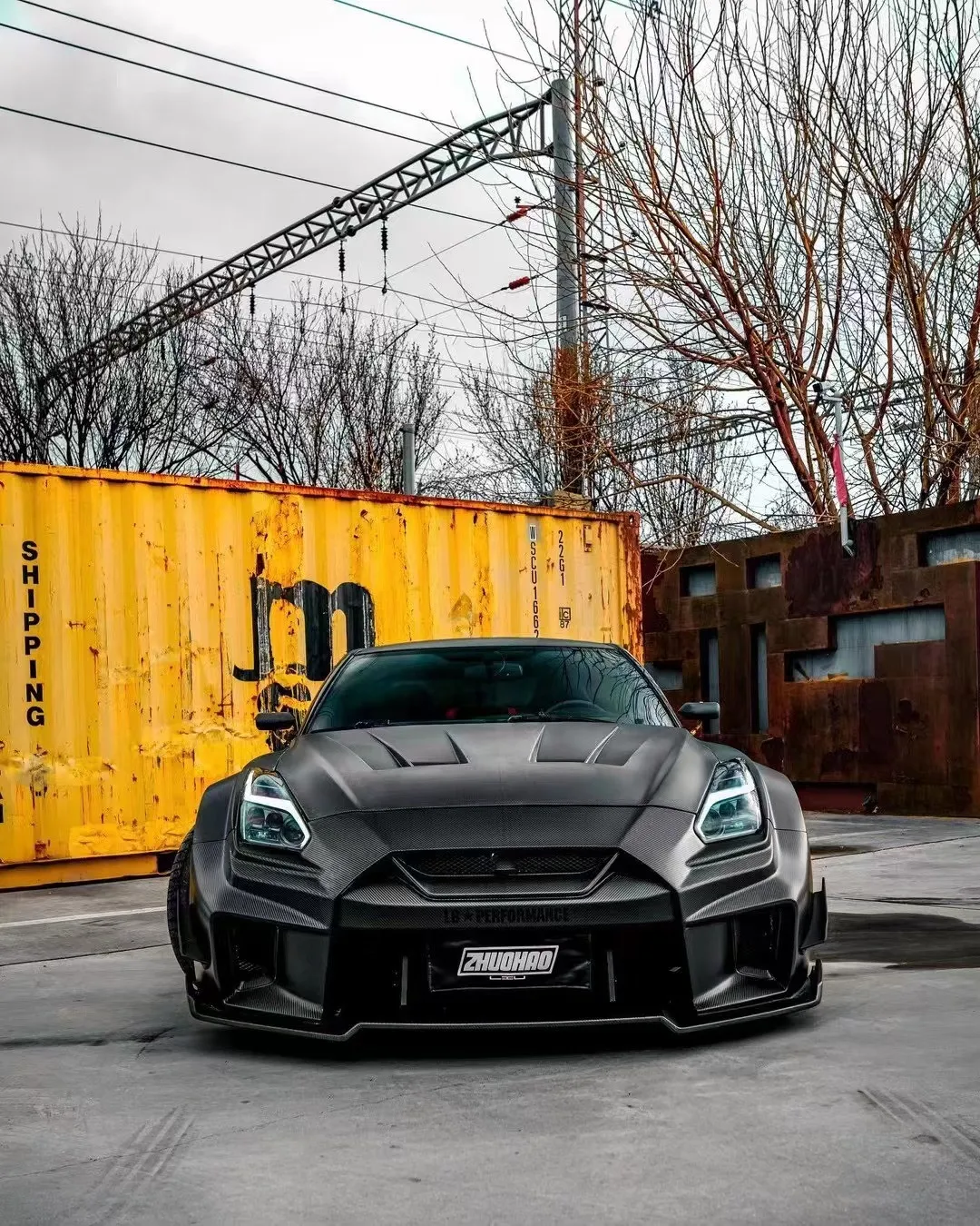 LB wide-body kit  for Nissan GTR R35 Body kit GTR R35 Upgraded LB style front and rear bumper spoilers wide body