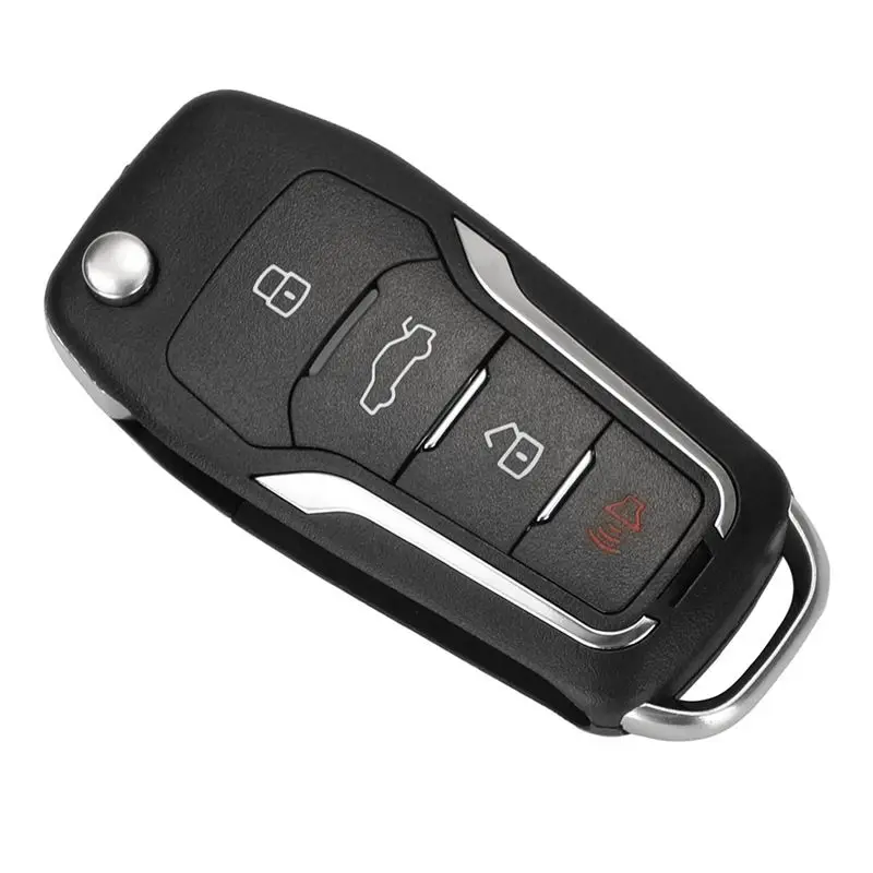 A82M-1 Piece For Xhorse XKFO01EN Universal Wire Remote Key Car Remote Smart Key Fob Flip 4 Button For Ford Style For VVDI Key To