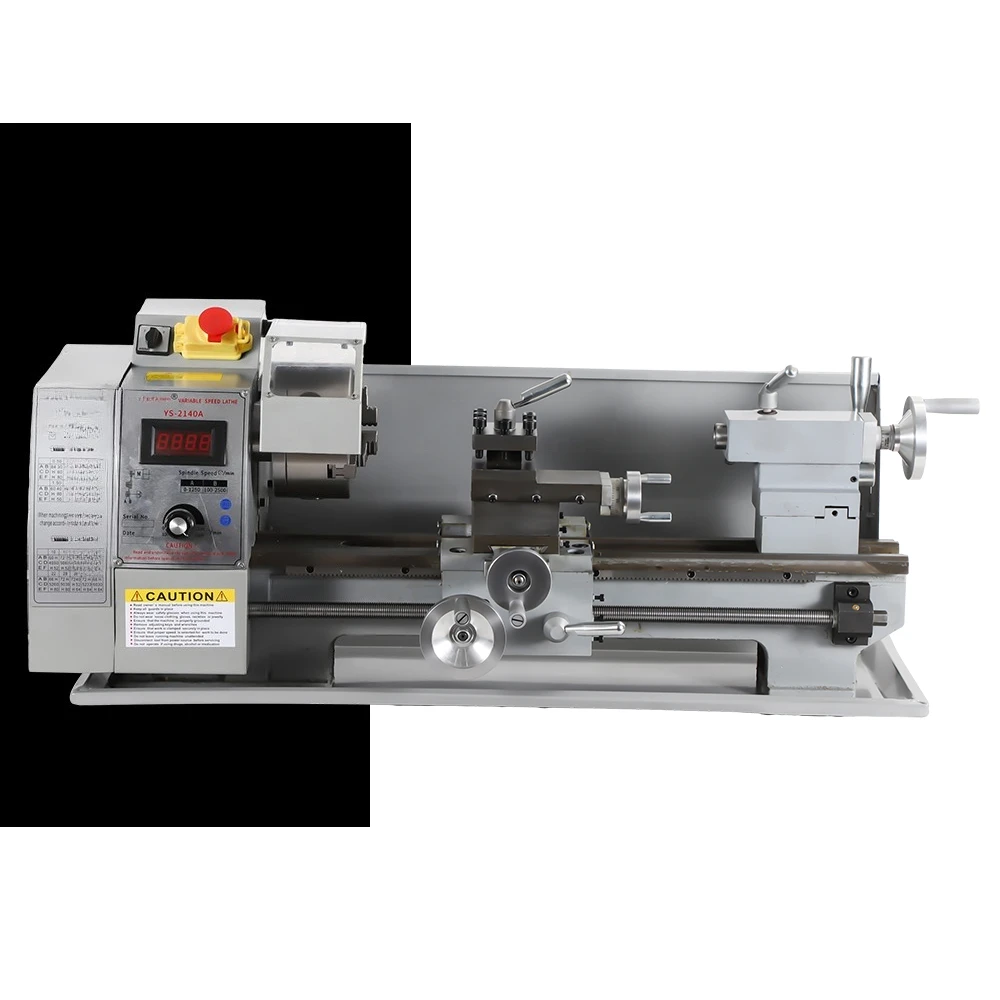 

High Quality Mini Lathe 750W Precision 8.26"x15.74" Mini Manual Metal Lathe 340mm X 345mm X 875mm