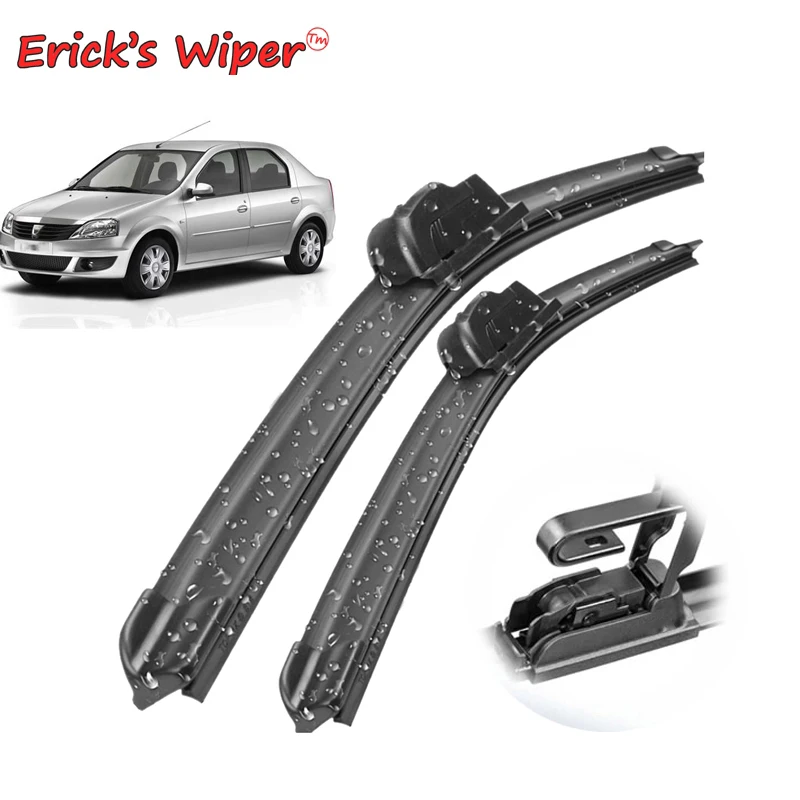 Erick\'s Wiper LHD Front Wiper Blades For Dacia Renault Logan MK1 2004 - 2011 Windshield Windscreen Window Rain Brushes 20\