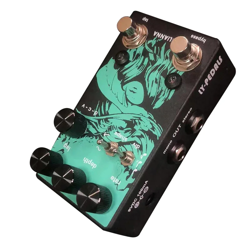 LY-ROCK Stéréo Chorus JEEffects Pédale Audio Deluxe Chorus Effecteur 9V 100mA