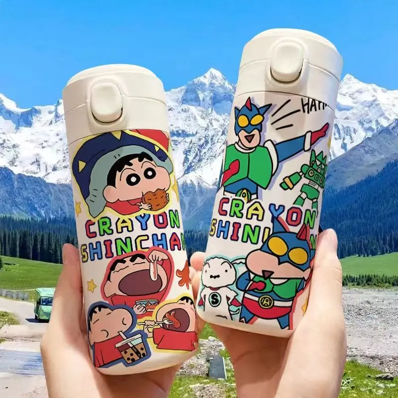 Kawaii Crayon Shin-chan термос из нержавеющей стали, вакуумная подарочная чашка, бытовая 500 мл, офисная колба для кофе, молока, бутылка для воды Kawaii Crayon Shin-chan термос из нержавеющей стали, вакуумная подарочная чашка, бытовая 500 мл, офисная колба для кофе, молока, бутылка для воды