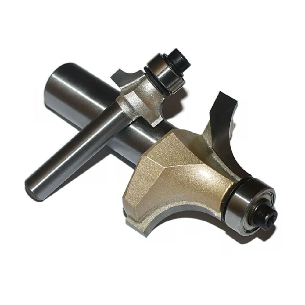 1Pc Hoek Rond Over Router Bit Met Lager Voor Hout Houtbewerking Filet Cutter Gereedschap Wolfraamcarbide Frees