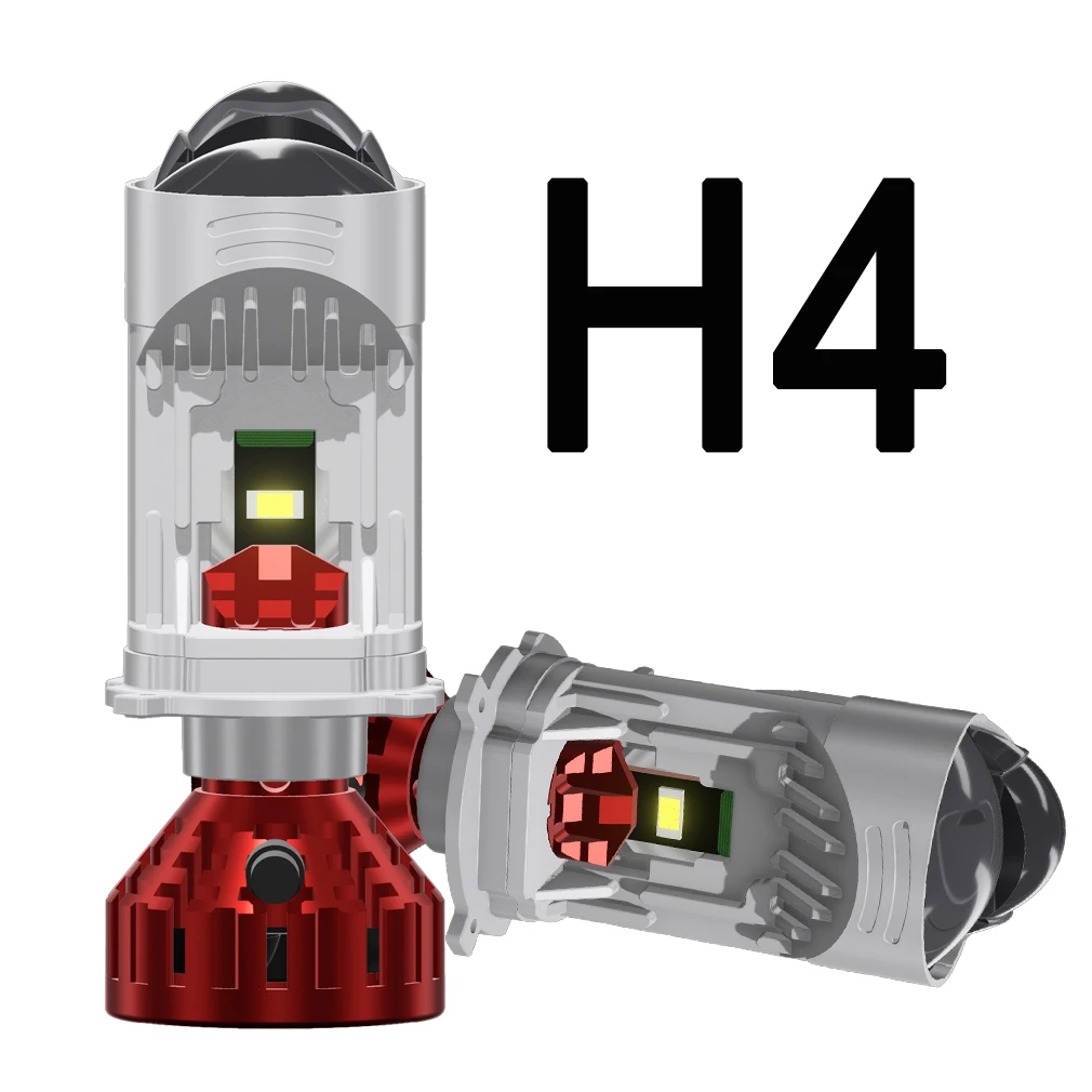 

2 шт. автомобильный мини-проектор со светодиодной линзой H4 150 Вт, авто фары, турболампа Canbus 6000K, автомобильная лампа дальнего ближнего света 12 В 24 В LHD RHD