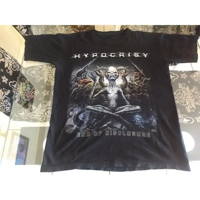 Hypocrisy Band For Friends Black T Shirt Cotton All Size