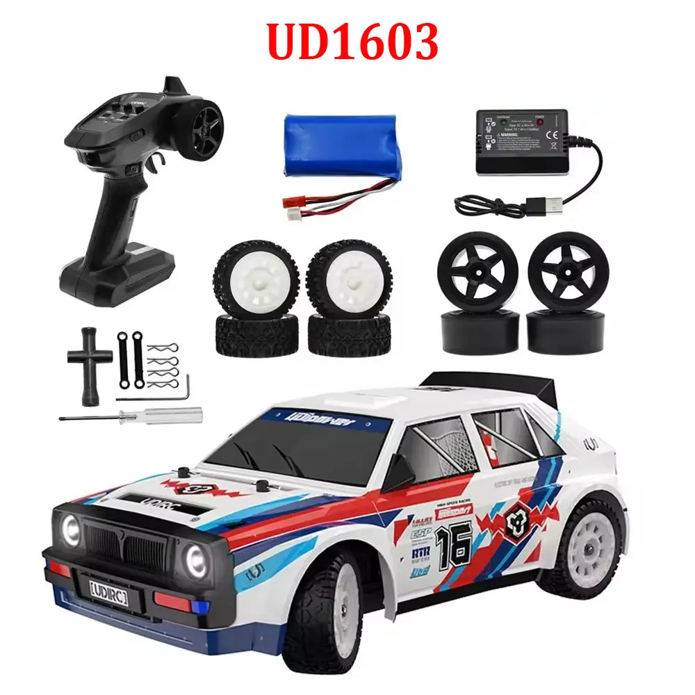 

UDIR/C UD1603 Pro RC Racing Car 1/16 60km/h RC Car High Speed 2.4G Brushless 4WD Drift Remote Control Drift Car toys For Boys