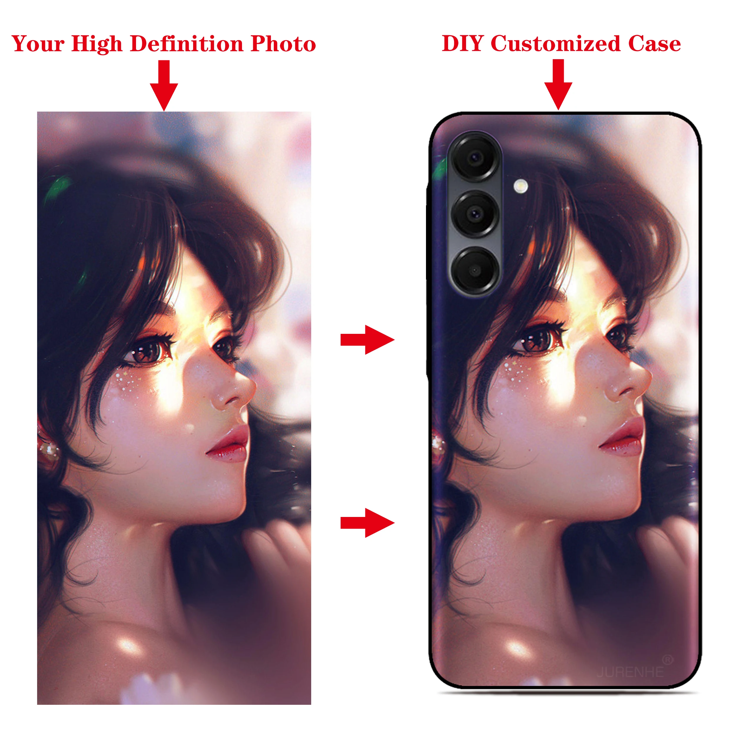 

Custom Picture Phone Case For Samsung Galaxy A41 A14 A12 A73 A22 A23 A33 A04e A04s A04 M54 M33 A10 A10e A51 M31 M11 A11 Cover