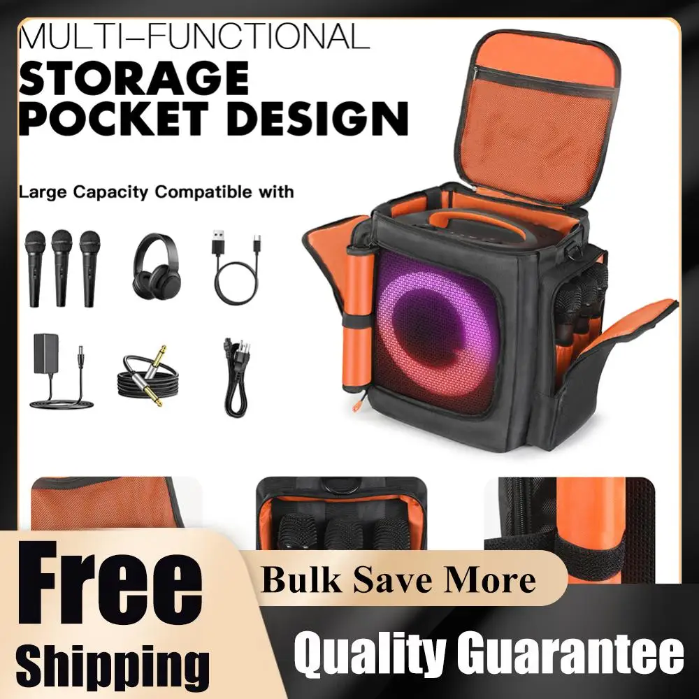 

For Partybox Encore Essential 2 Portable Protective Case Padded Speaker Protective Cover Speaker Carry Bag Encore Essential