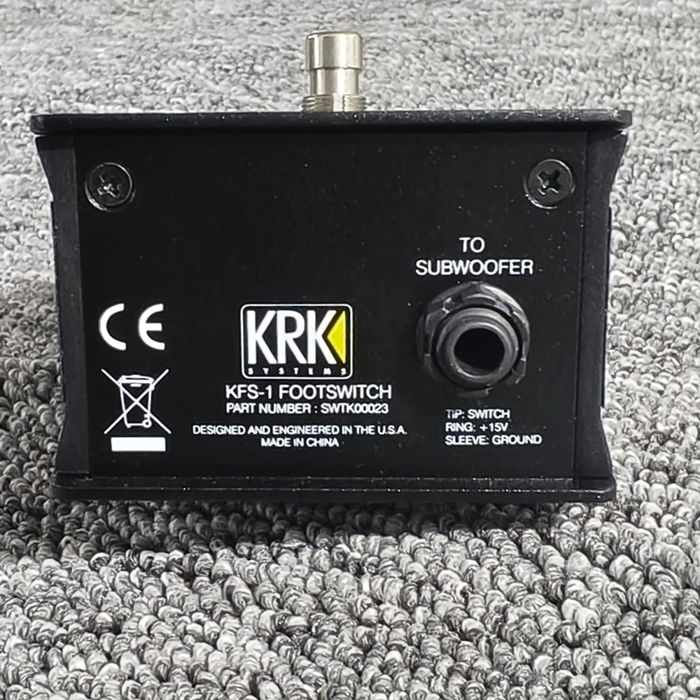 KRK Footswitch KFS1 For Your KRK Subwoofer Genuine Original, No Packaging Included