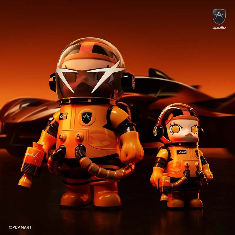 

POPMART Original MEGA SPACE MOLLY 400% APOLLO Scale Figure Cute and Interesting Toy Surprise Collection Birthday Gift in Stock