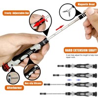 Precision 115 in 1 Screwdriver Set with Box Disassembly Multi-bits Screwdriver Multi-function Mini Magnetic Repair Tools Kit