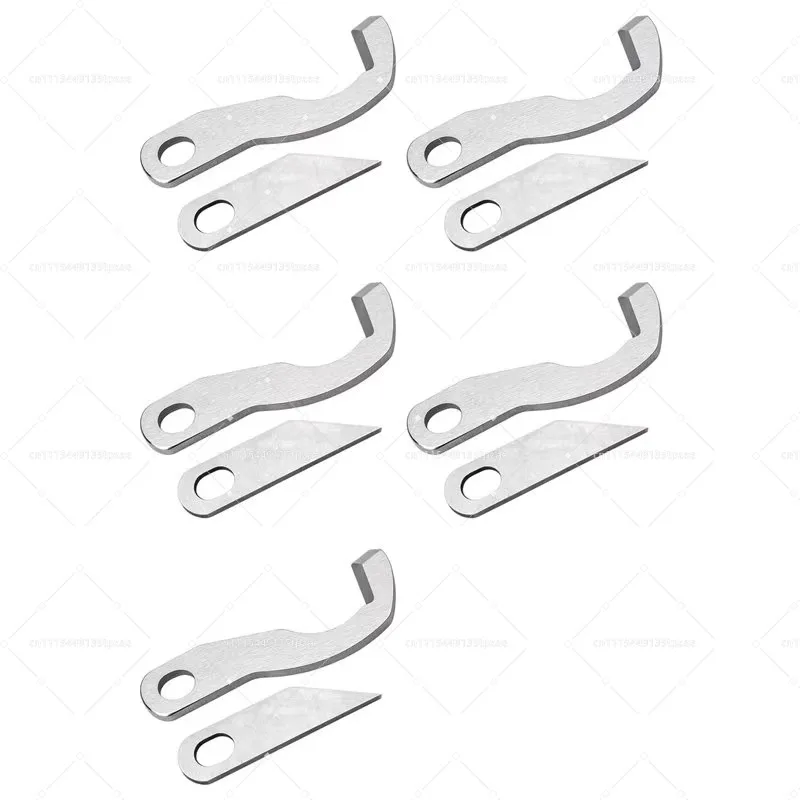 5X Serger Overlock Machine Blades Upper & Lower Knife Replacement Set For Brother 1034DX 3034D 4234D 4234DT 5234PRW