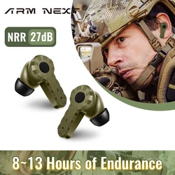 ARM NEXT tactical headset electronic anti-noise earplugs noise-cancelling for shooting hearing protection NRR27dB