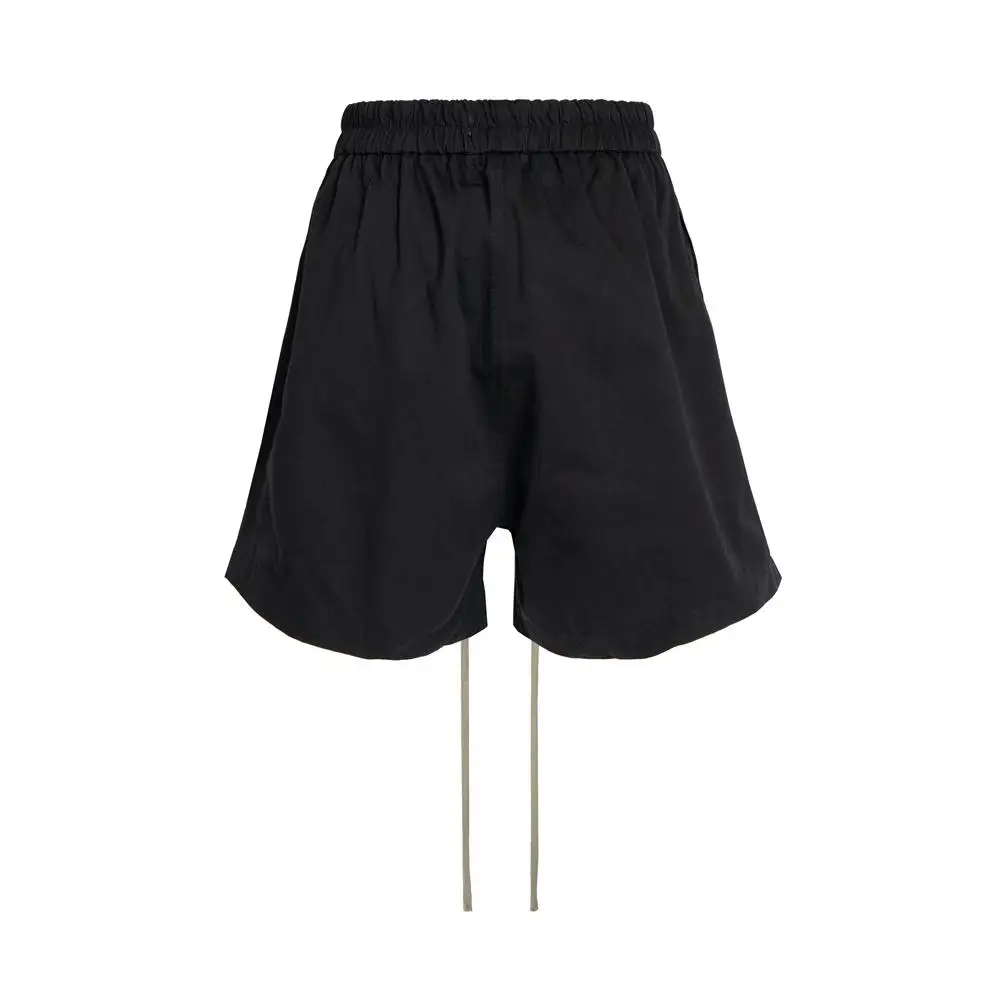 RO Style Dark High Street Elastic Waist Shorts Men's Functional Silhouette Casual Sports Side Slit Nylon Shorts Summer