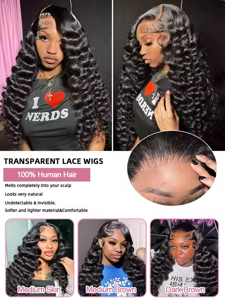 250% موجة فضفاضة مجعد الباروكات 13x6 HD الدانتيل الجبهة الباروكات شعر الإنسان 30 40 بوصة البرازيلي موجة المياه العميقة 13x4 360 كامل الدانتيل الباروكة الأمامية