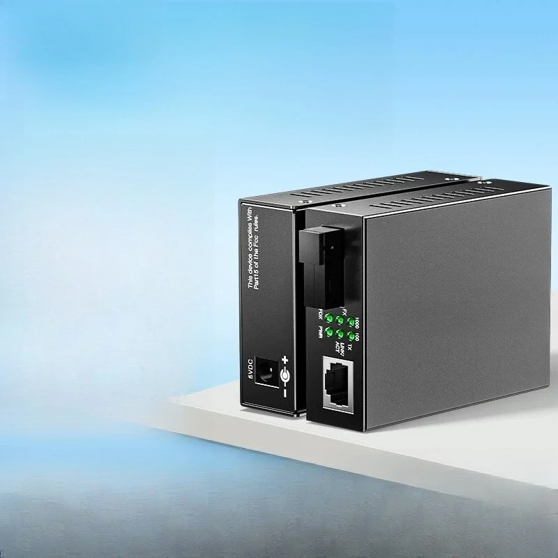 Optical fiber transceiver pair of gigabit single-mode ultra-long standby dual-fiber photoelectric converter SZ-GQ25AB