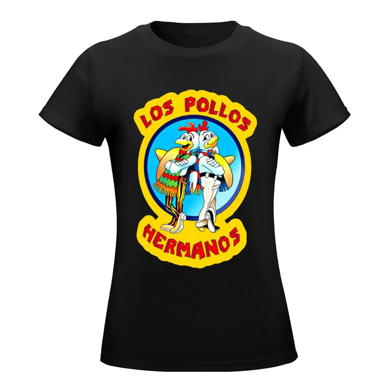 Crewneck Los Pollos Hermanos Classic For Sale T-shirt  Sports Tshirt Graphic Vintage Cute Travel