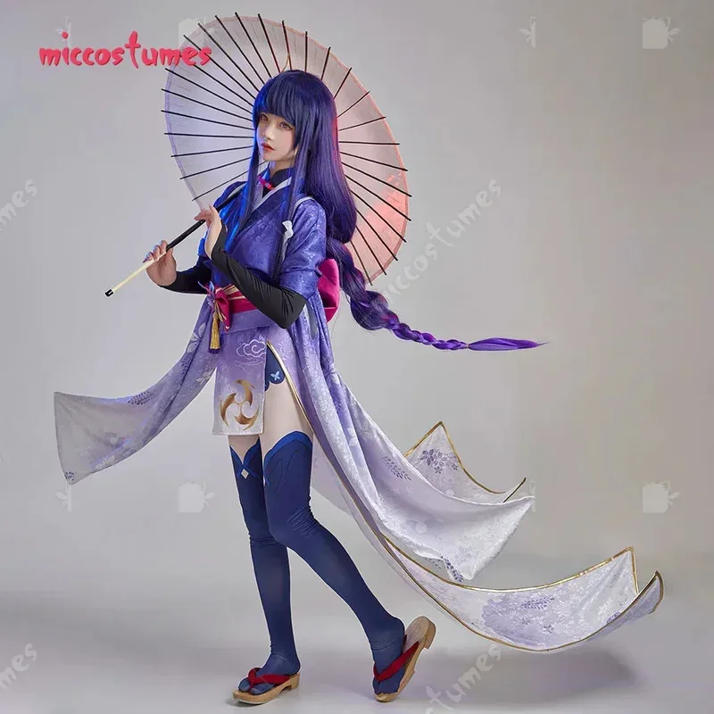 

Women's Waist Cutout Bodysuit with Earrings Gloves Raiden for Halloween Cosplay Costumec;6,r'8;p'