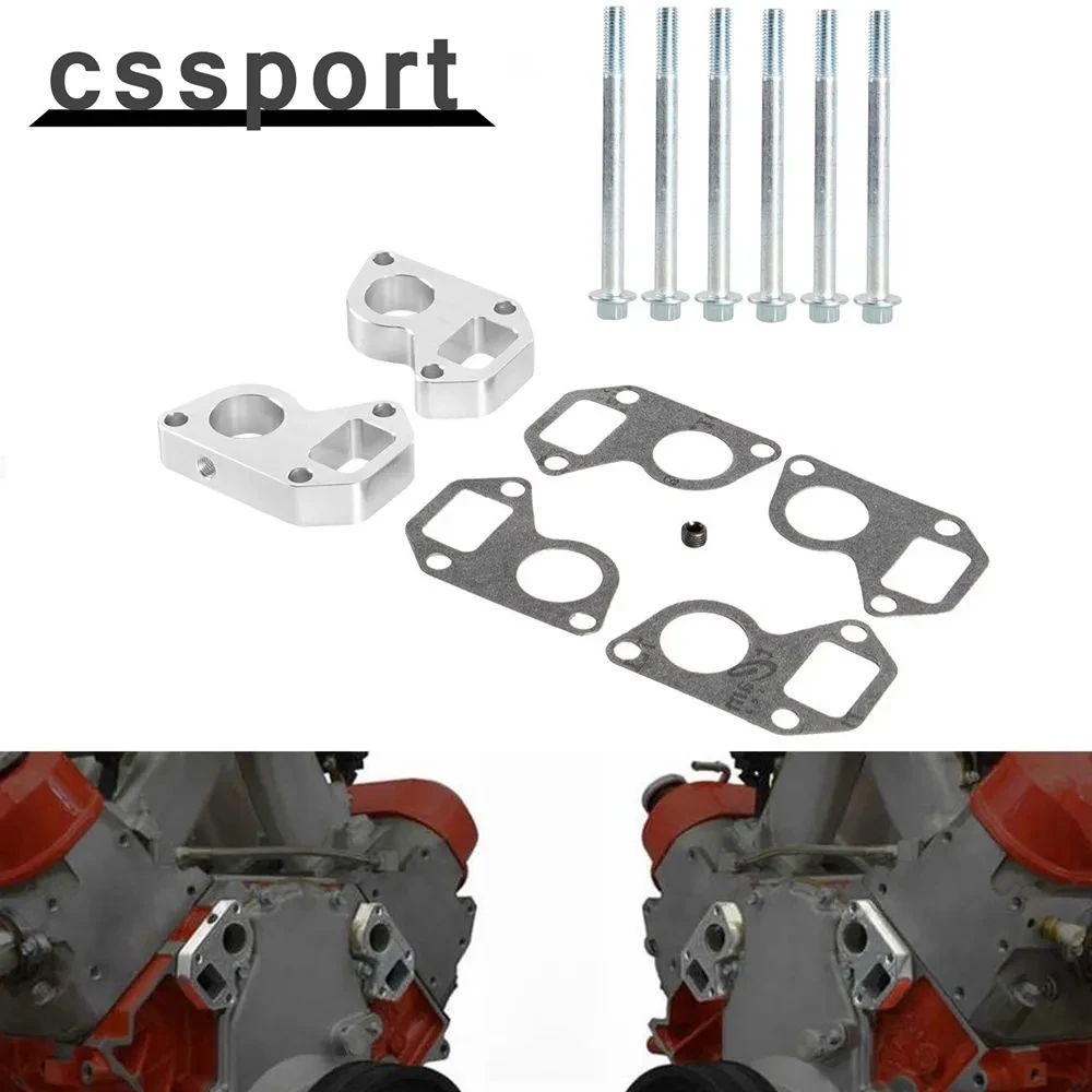 Nuevo Kit espaciador de bomba de agua, aleación de aluminio, alta precisión, adaptador de 7 ", Kit de intercambio LS1 Camaro para camión LSX LS LS2 LQ4 GTO