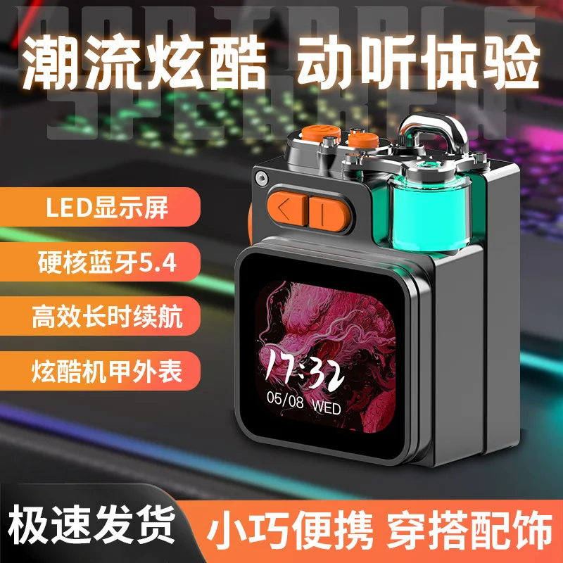 Touch screen wireless bluetooth speaker can be inserted into the card for high sound quality