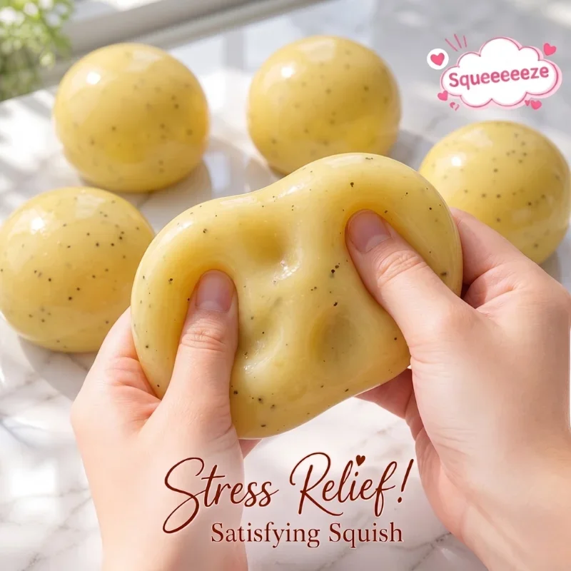 NEUES Handgefertigtes Wassermelonen-Squishy-Spielzeug, Weich, Langsam Zurückfedernd, Stressabbauend, ADHS-Quetschspielzeug, Realistisches Fruchtmodell, Geschenk für Erwachsene – Detail 10