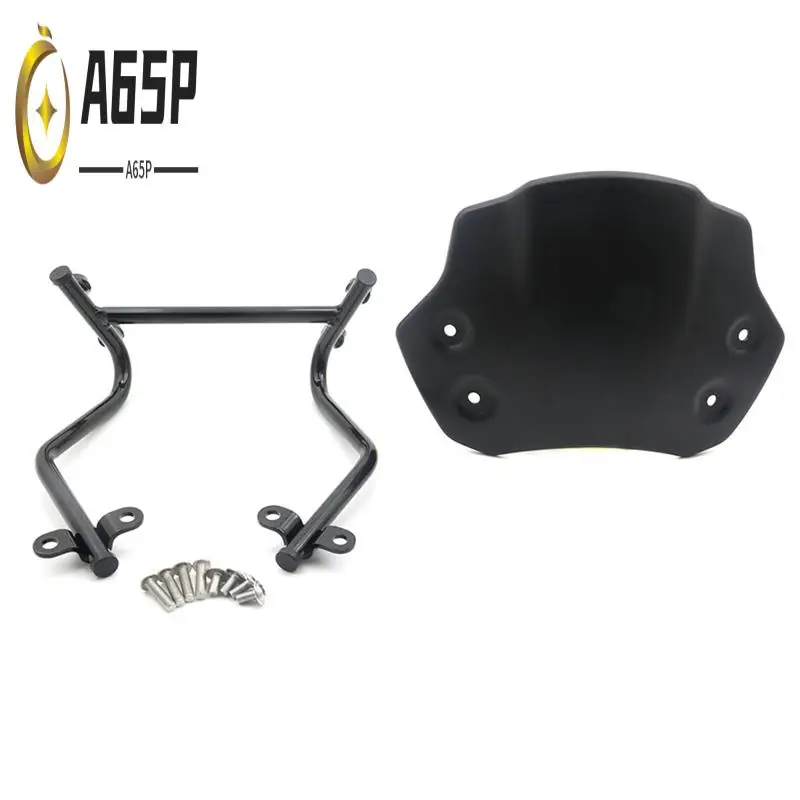 

A65P-Motorcycle Windshield For BMW R NINET NINET RNINE T 9 T Racer Pure Urban Scrambler 2014-2023 Wind Deflector Windscreen