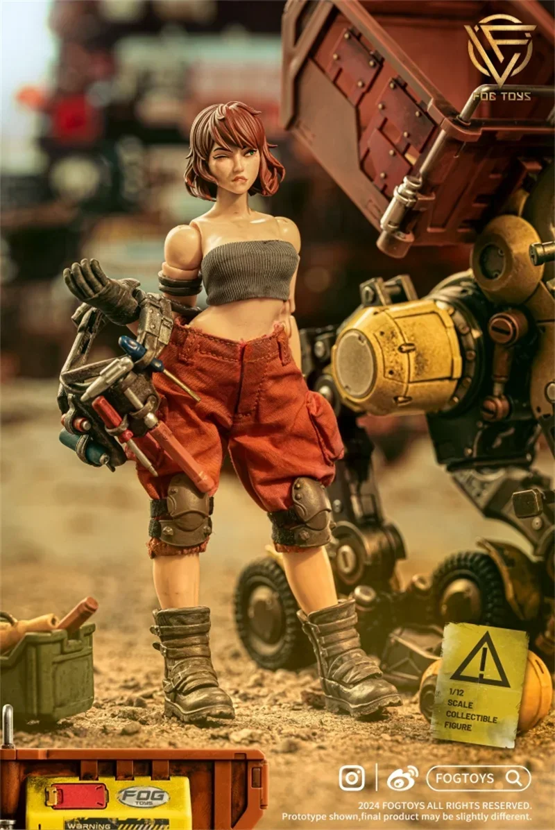 FOGTOYS EA02 Female Soldier Whimsical 26 Series Luxury Motorcycle 6" Full Set Anime Action Figure Model Toys Doll Gift In Stock