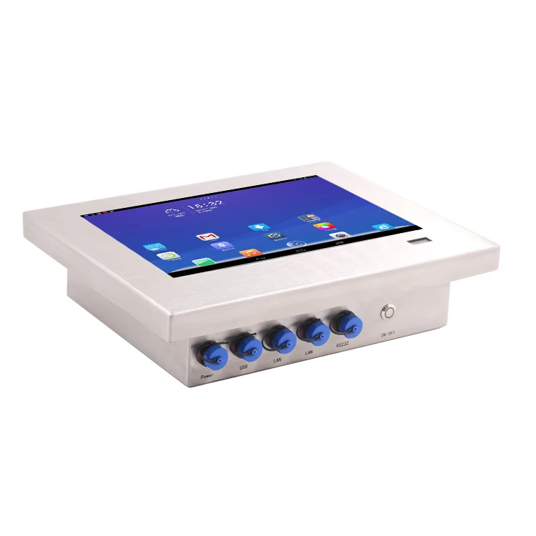 Pc Aio impermeabile da esterno Ip65 Ip67 in acciaio inossidabile da 10 pollici 12 pollici con lettore RFID