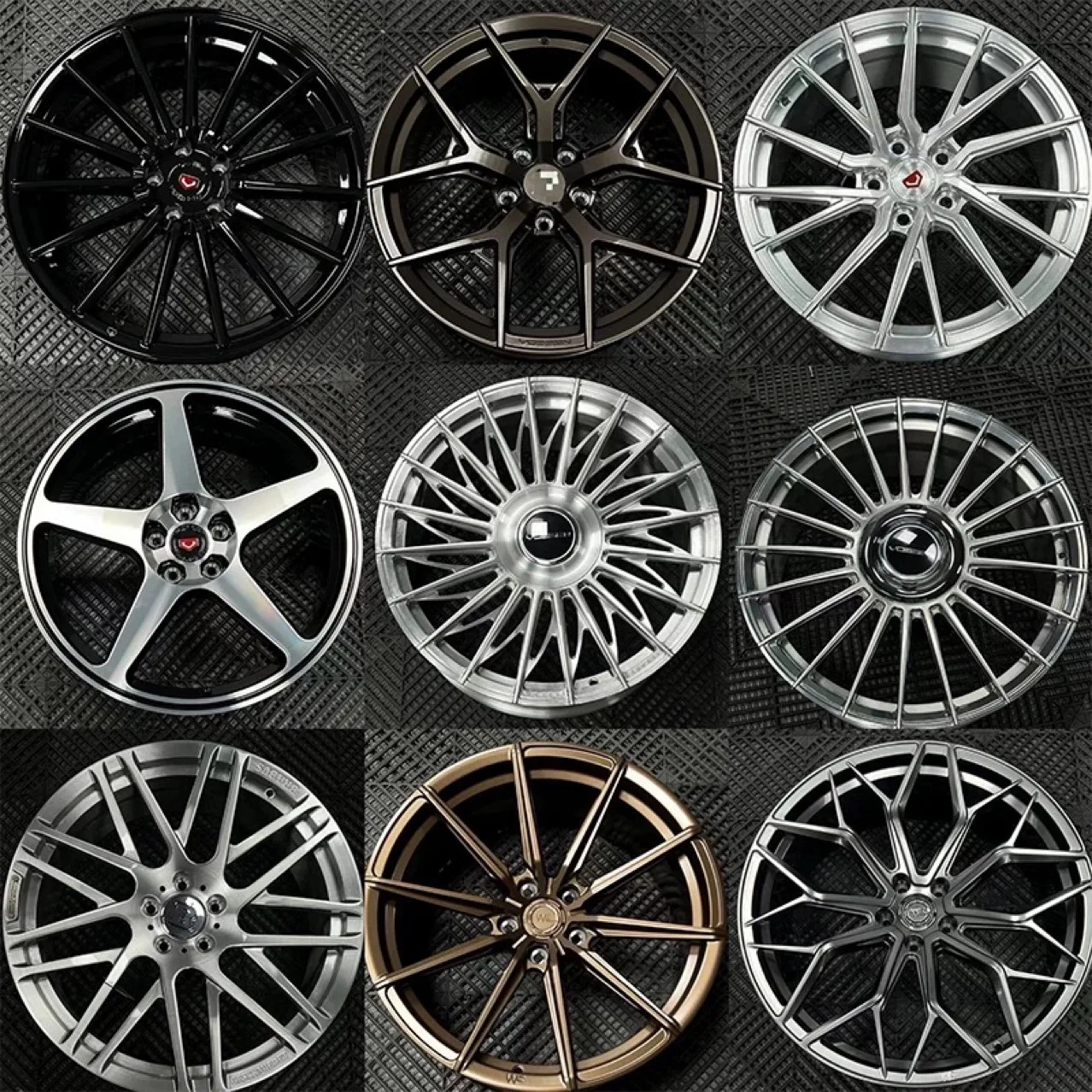 

VOSSEN Hongxin Кованый эмбрион адаптирует для Polar Krypton NIO WF Кованая ступица колеса CF3 Ступица колеса Модификация автомобиля, кованые колеса Автомобиль M