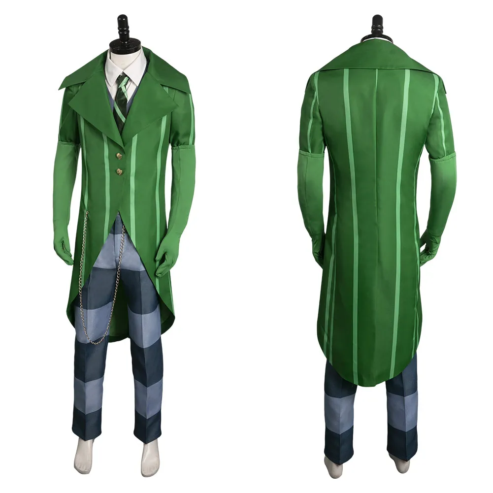 Onceler Cosplay Kostuum Groen Pak Voor Mannen Rolleplay Outfits Film Schurk Halloween Carnaval Feest Vermomming Doeken