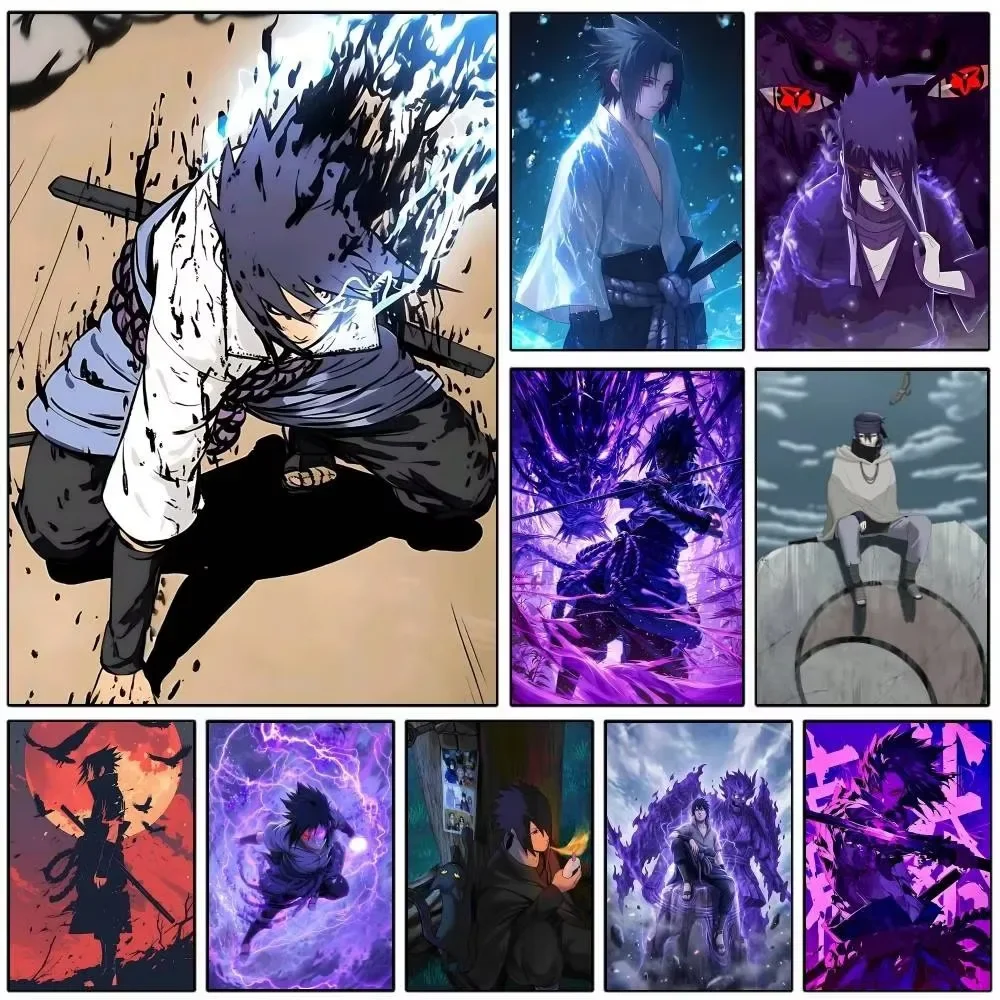 CanvasAnime Naruto Sasuke Uchiha CanvasMosaic Handmade Art Exquisite Creative Gift Home Decor