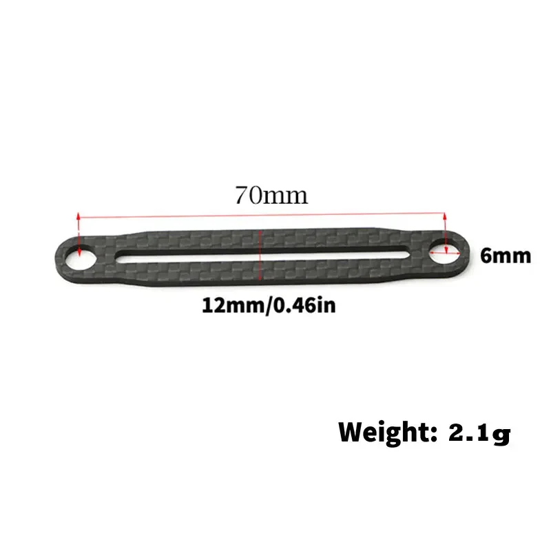 Poste de montaje delantero y trasero de fibra de carbono para TAMIYA TT02 XV02 XV01 1/10 RC, piezas de actualización de coche, accesorios