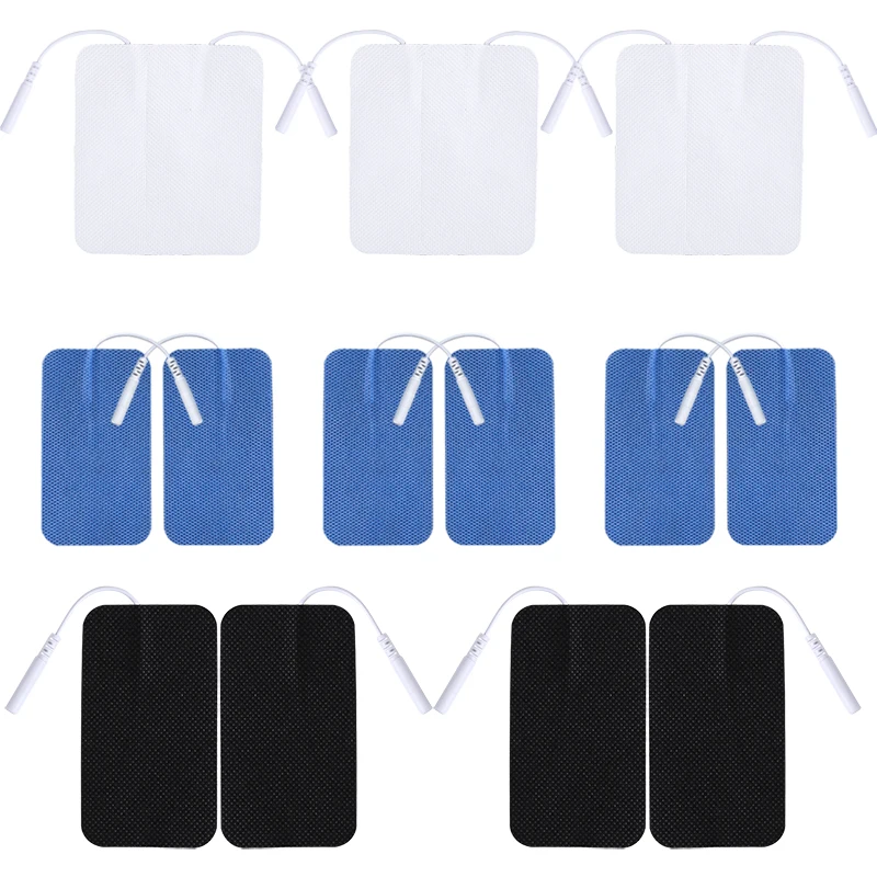 

Reusable Self-Adhesive Electrode Pads Non-Woven Fabric for TENS Unit Muscle Stimulator Replacement Stickers for Relief Therapy