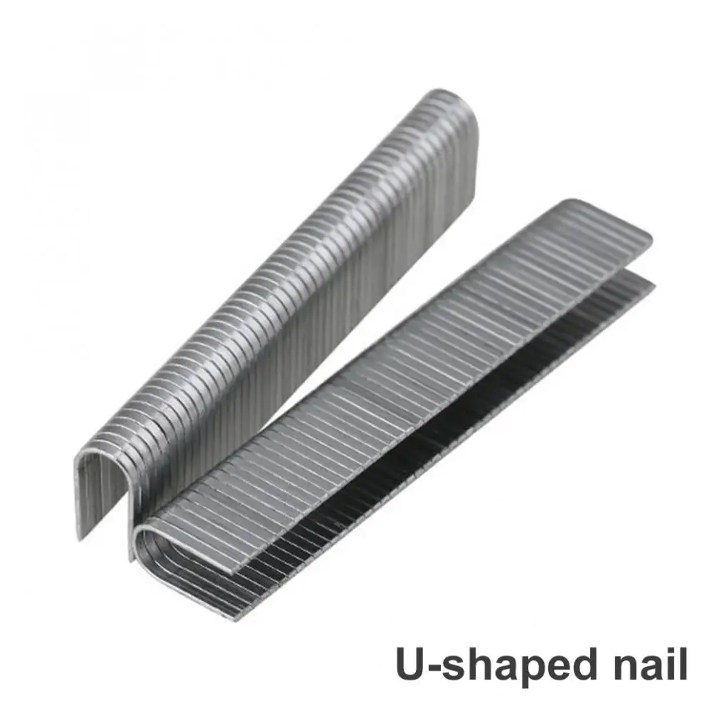 Imagem -02 - Elétrica Pneumática Pistola de Unhas em Linha Reta Prego u Prego Apto para Elétrica em Linha Reta Prego Arma Grampos Pneumático Aço Inoxidável 1000 Peças de