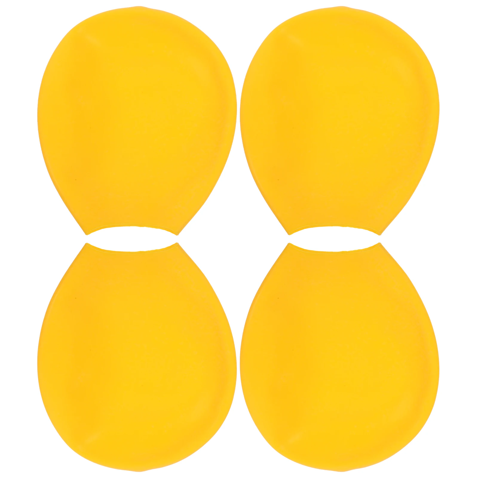

4pcs Waterproof Rain Shoes Non-slip Shoe Cover Outdoor Footwear Durable Shoe Cover for Pet Cat Dog (Yellow)
