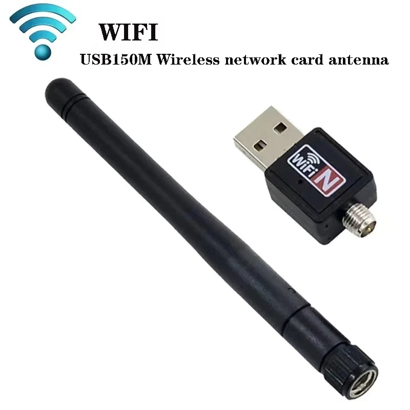 802.11n Driver Free 150m / USB Wireless Network Card rtl8188 External Antenna WiFi Transmitter Receiver Wireless N