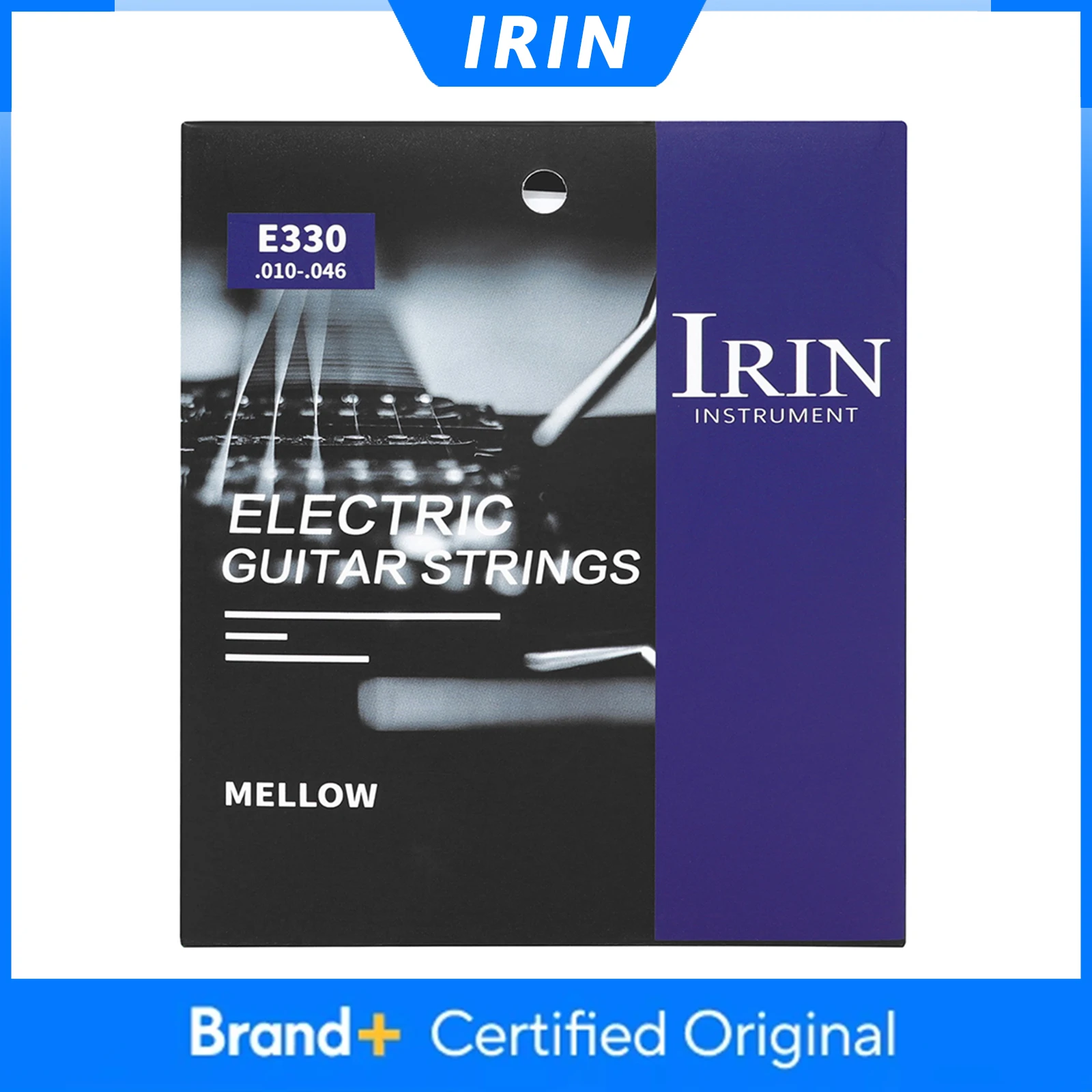 IRIN E330 Electric Guitar Strings High Carbon Steel Core Nickel Alloy PVD Coating 6 Strings Guitar Parts & Accessories