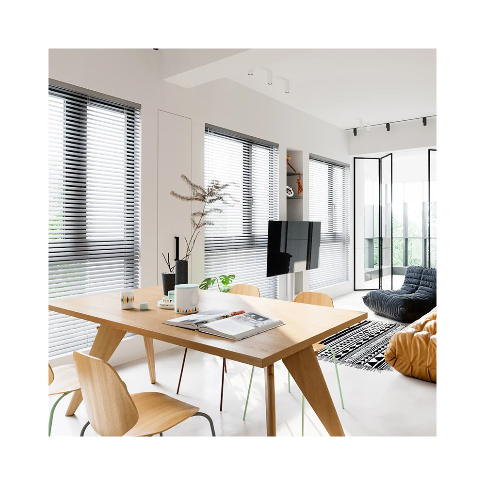 Modern Fashion Indoor Aluminum Shutters Used As an Interior Security Louver Window Blind Electric Exterior Blinds Shutter
