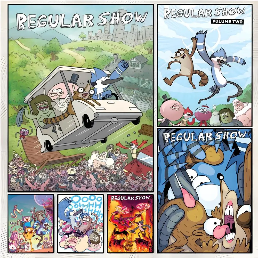 Animation Comedy Regular Show Poster Superior Home Space  Indoor Decorative Art & Home Decor