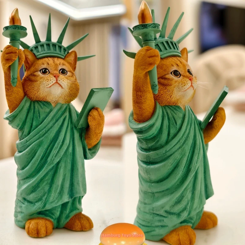 

JXK JXK-AI07 Бесплатная модель богини Мяу, креативная имитация кота-либби, модное животное, украшение для тела солдата, экшн-фигурка