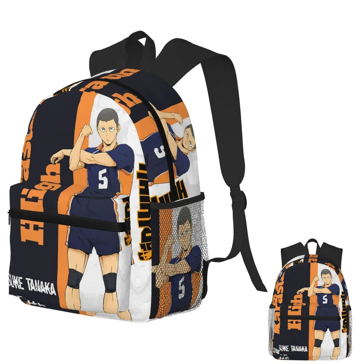 

Haikyuu Manga Ryunosuke Tanaka студенческий рюкзак школьная сумка походный дорожный рюкзак для мальчиков и девочек модная сумка для книг сумки на плечо
